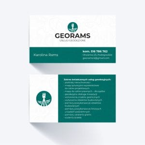 wizytówki nowy sącz dla firmy georams
