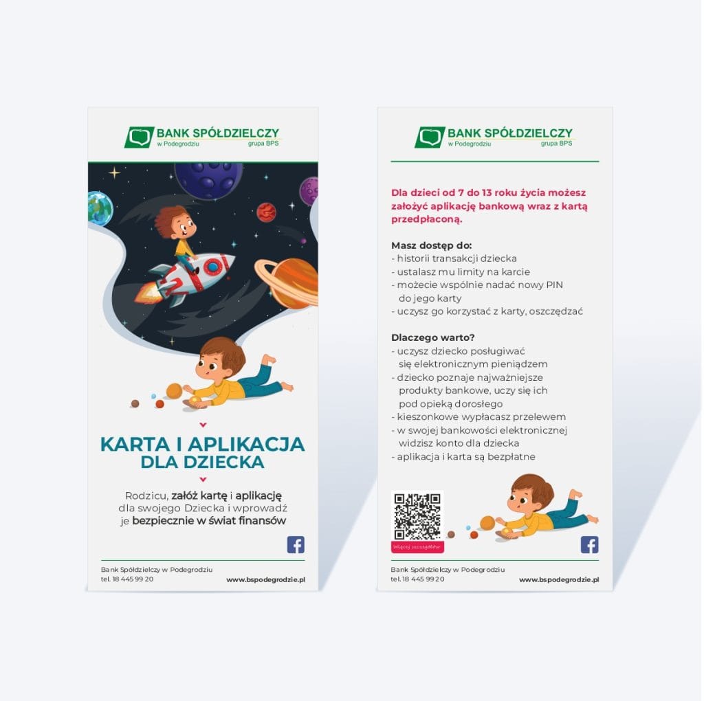 Galeria realizacji: Eleganckie ulotki w formacie DL z menu restauracji, wydrukowane dla klienta w Nowym Sączu.