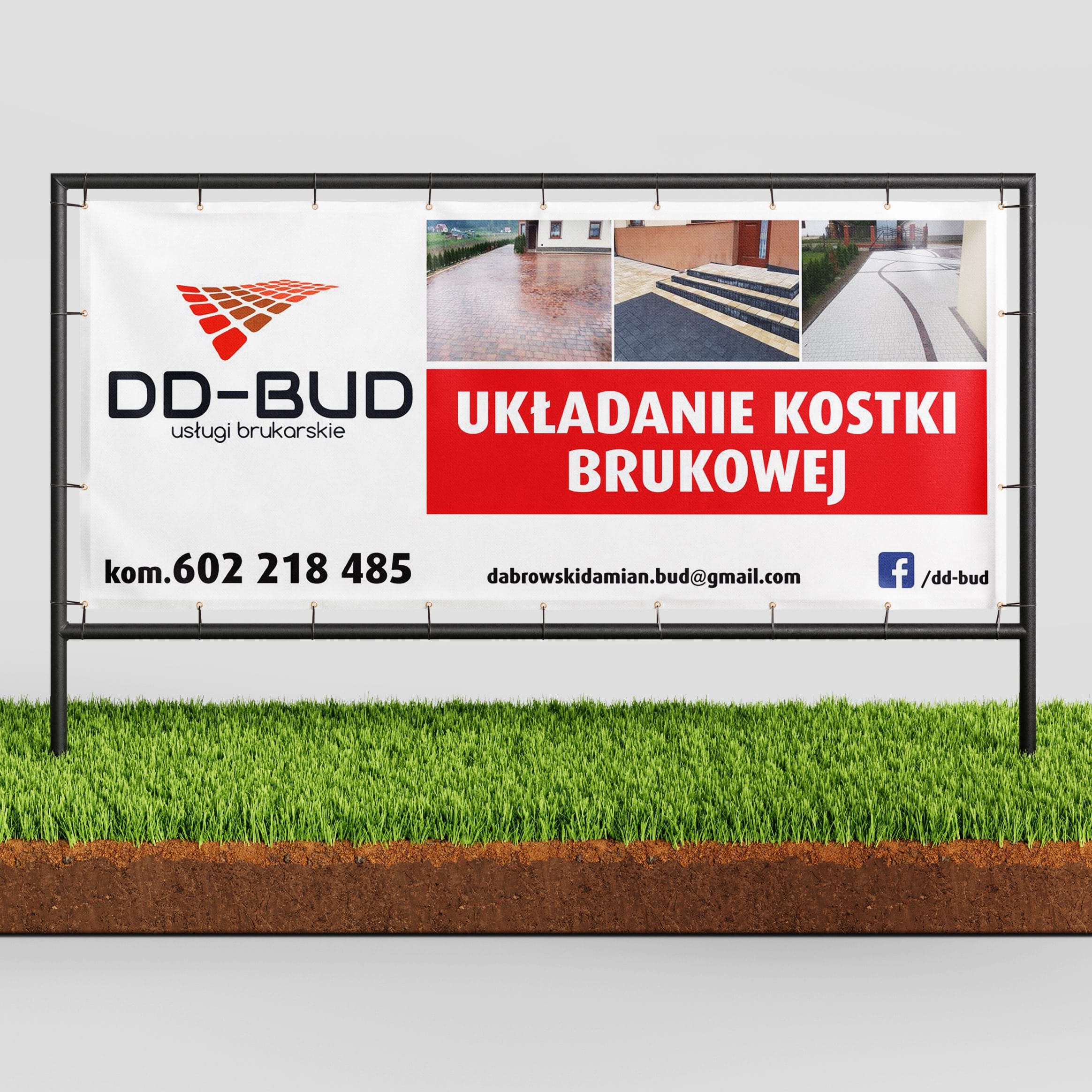 baner reklamowy na plot, ogrodzenie, sciane, druk - projekt nowy sacz banery reklamowe Nowy Sącz i okolice - druk i projekt