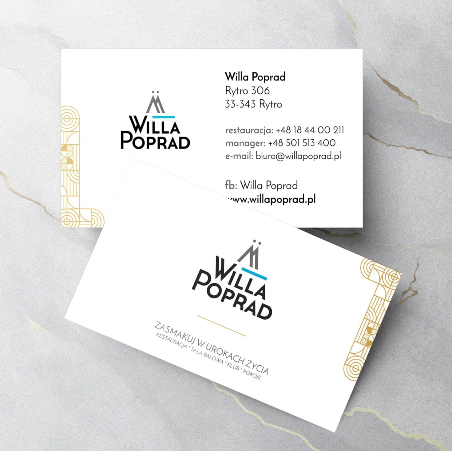 willa wizytówki nowy sącz