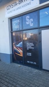 Reklama na szybach folią OWV – Nowy Sącz